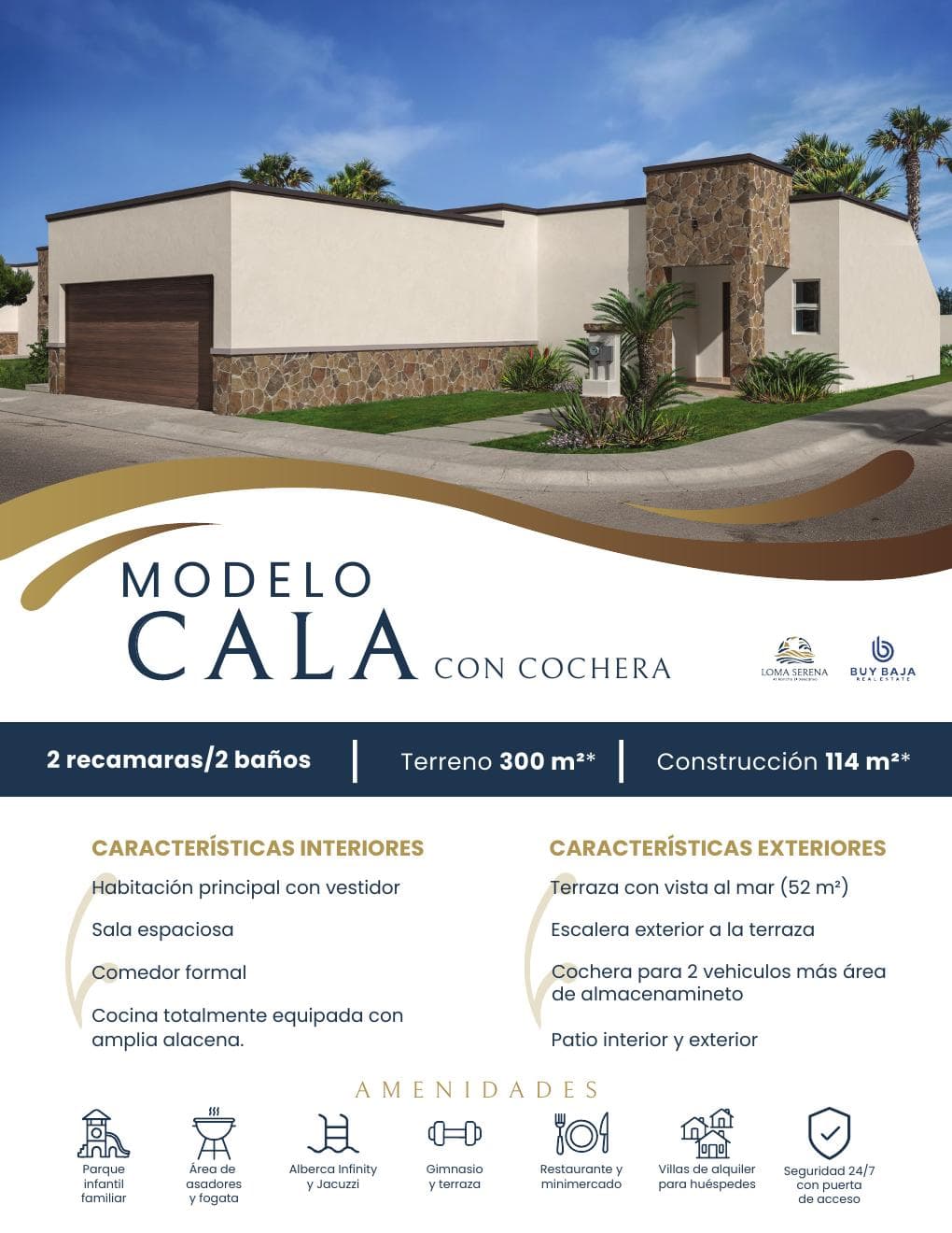 Modelo Cala con Cochera